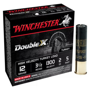 Winchester Double X High-Velocity Turkey Shotshells – 12 Gauge – #6 Shot – 3.5″