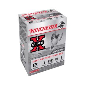 Winchester Super-X Xpert Hi-Velocity Waterfowl Steel Shotshells – 12 Ga. – #2 Shot – 250 Rounds