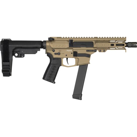 CMMG Banshee MKGs 9mm 5 AR Pistol, Coyote Tan